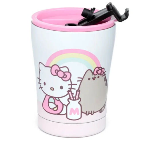 Sanrio Hello Kitty Pink Plastic Tumbler With Lid and Straw
